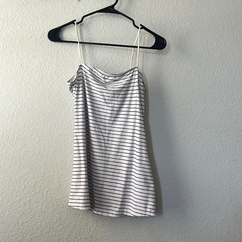 Black and white cami